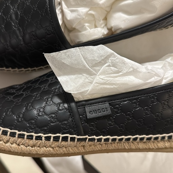 Hi. I’m selling these black Gucci espadrilles. Have been only used once. - Picture 2 of 5